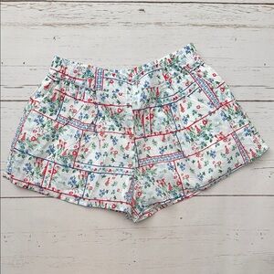 Janie and Jack new without tags White Floral Patchwork Shorts size 10